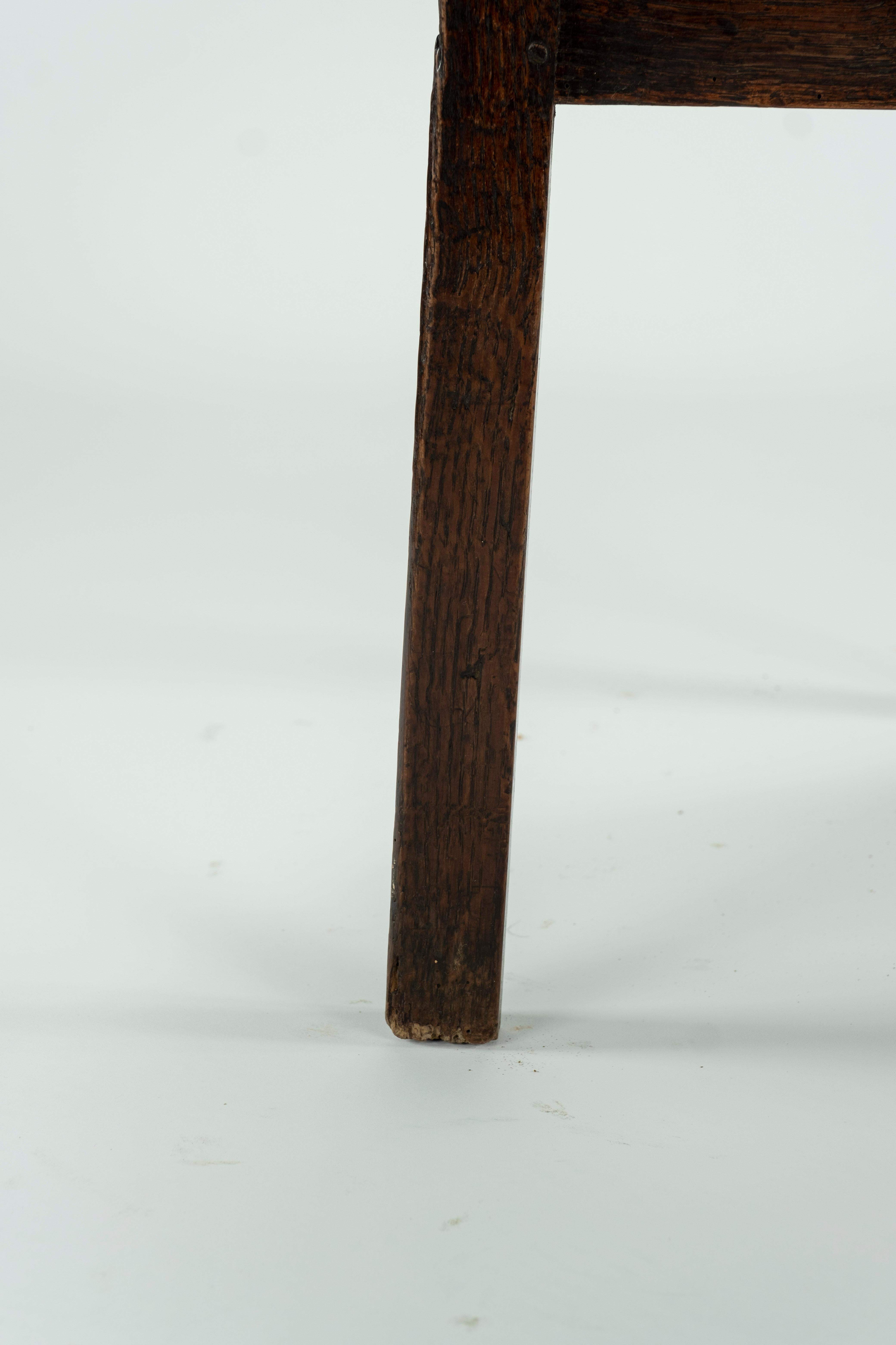19th Century Oak Cricket Table 3