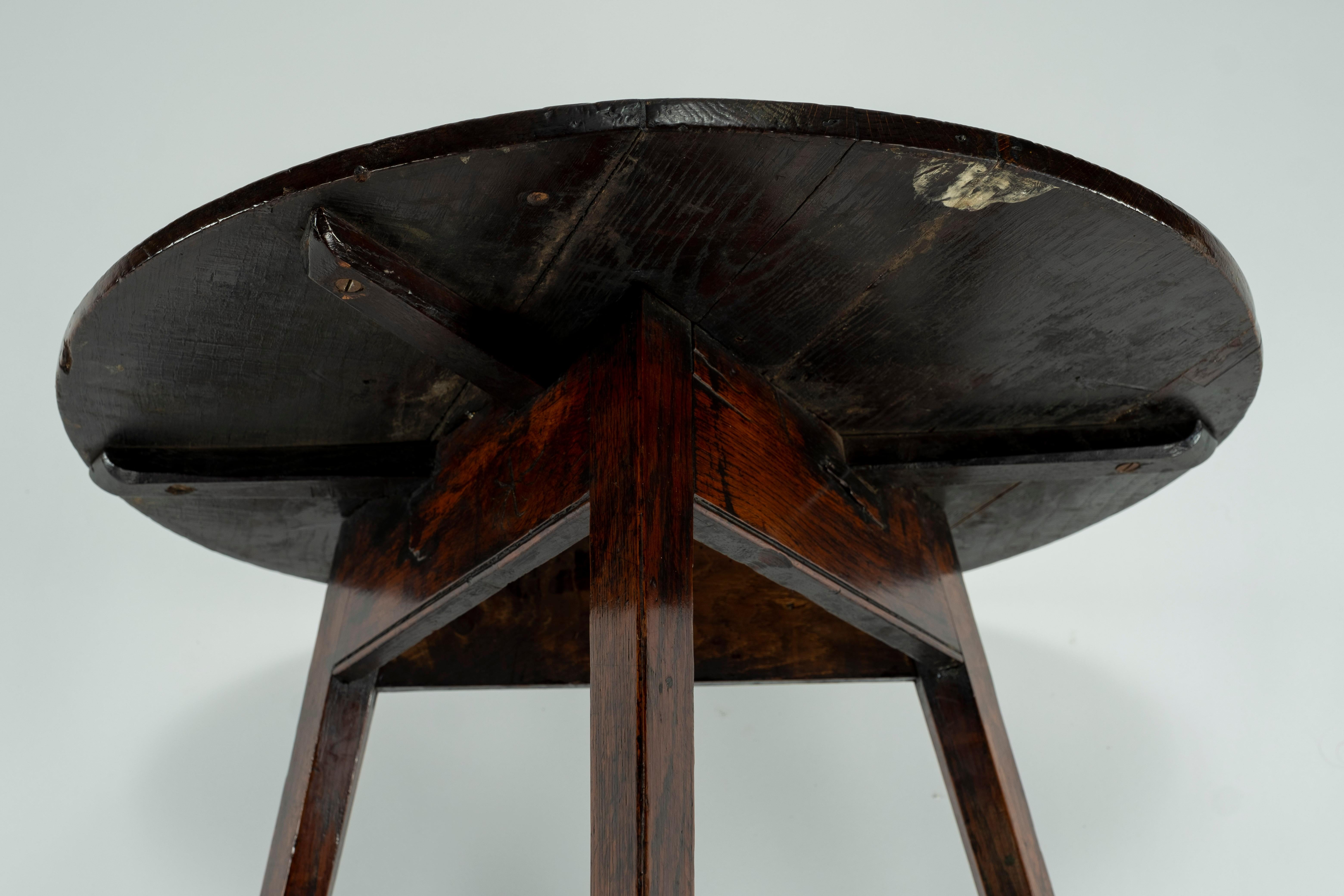 19th Century Oak Cricket Table 5