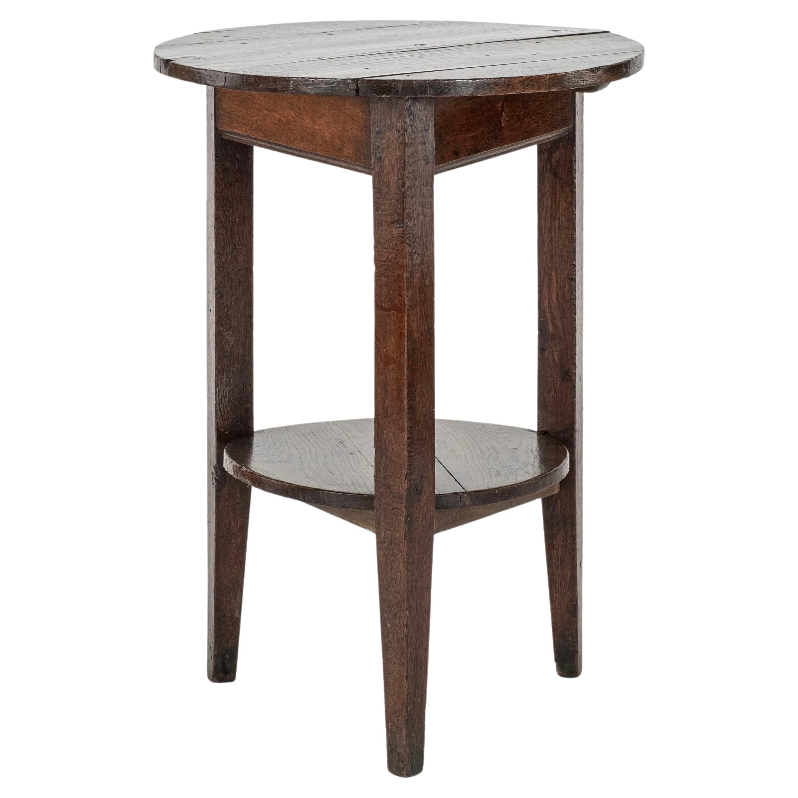 19th Century Oak Cricket Table