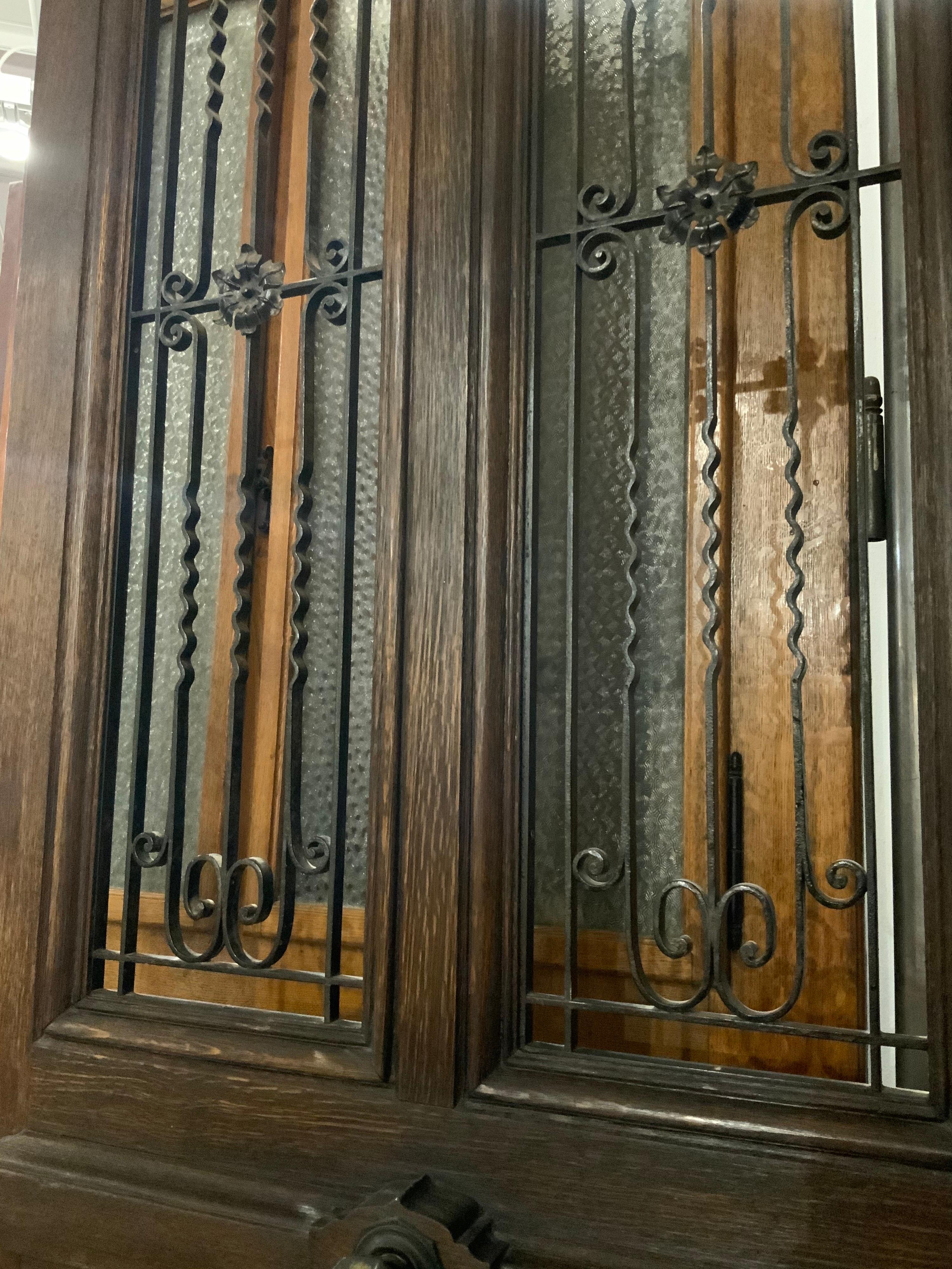 19th Century Oak Door from France In Good Condition In Dallas, TX