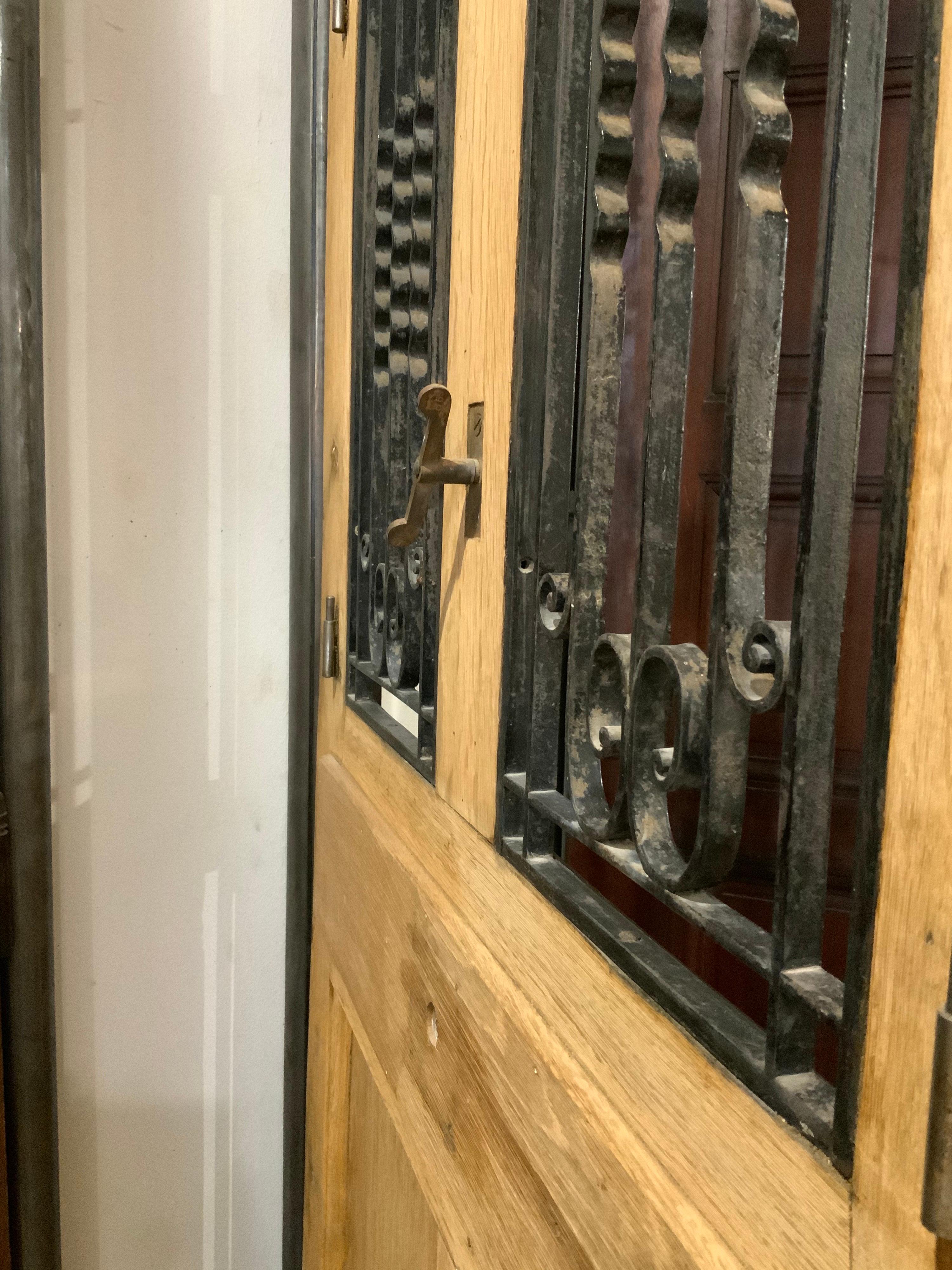 19th Century Oak Door from France 3