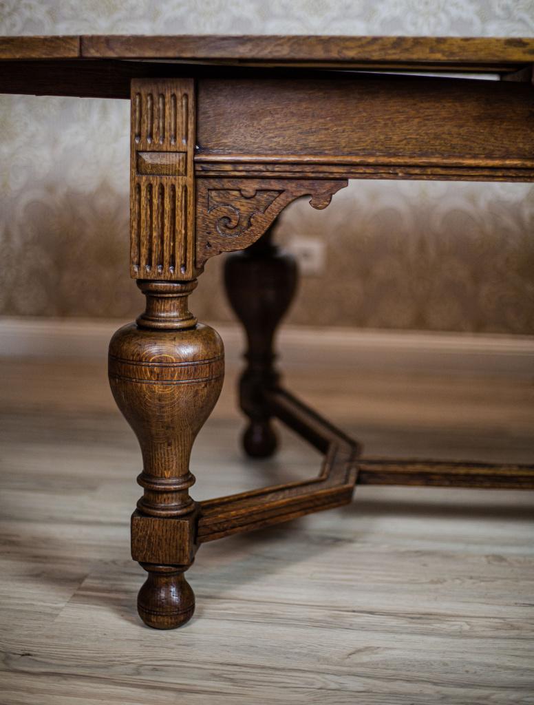 19th Century Oak Extendable Table 1