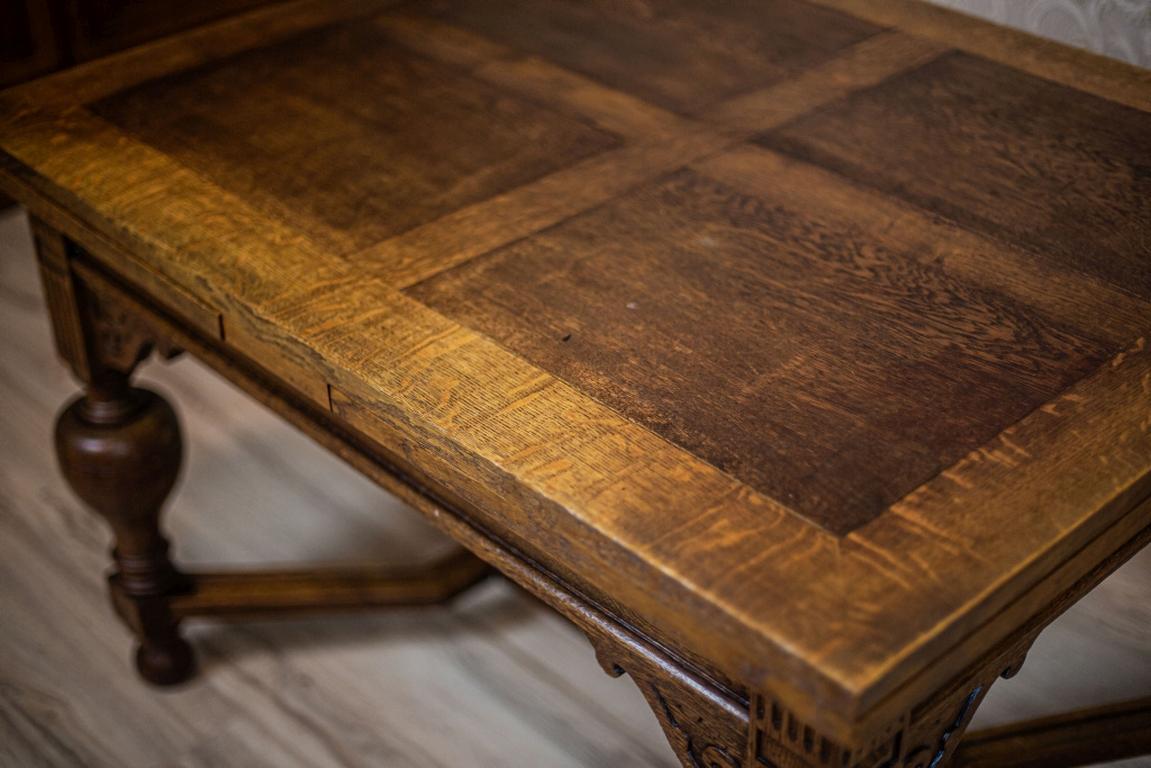 19th Century Oak Extendable Table 5