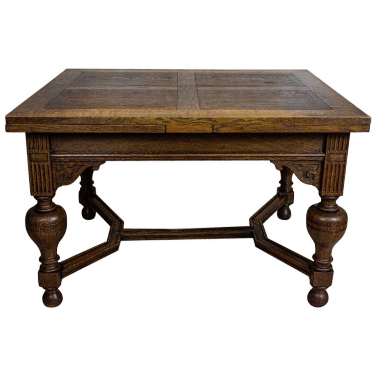 19th Century Oak Extendable Table