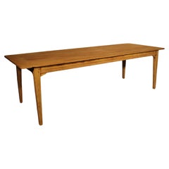 Antique 19th Century Oak Farm Table, 2.60m Long X 93cm Wide