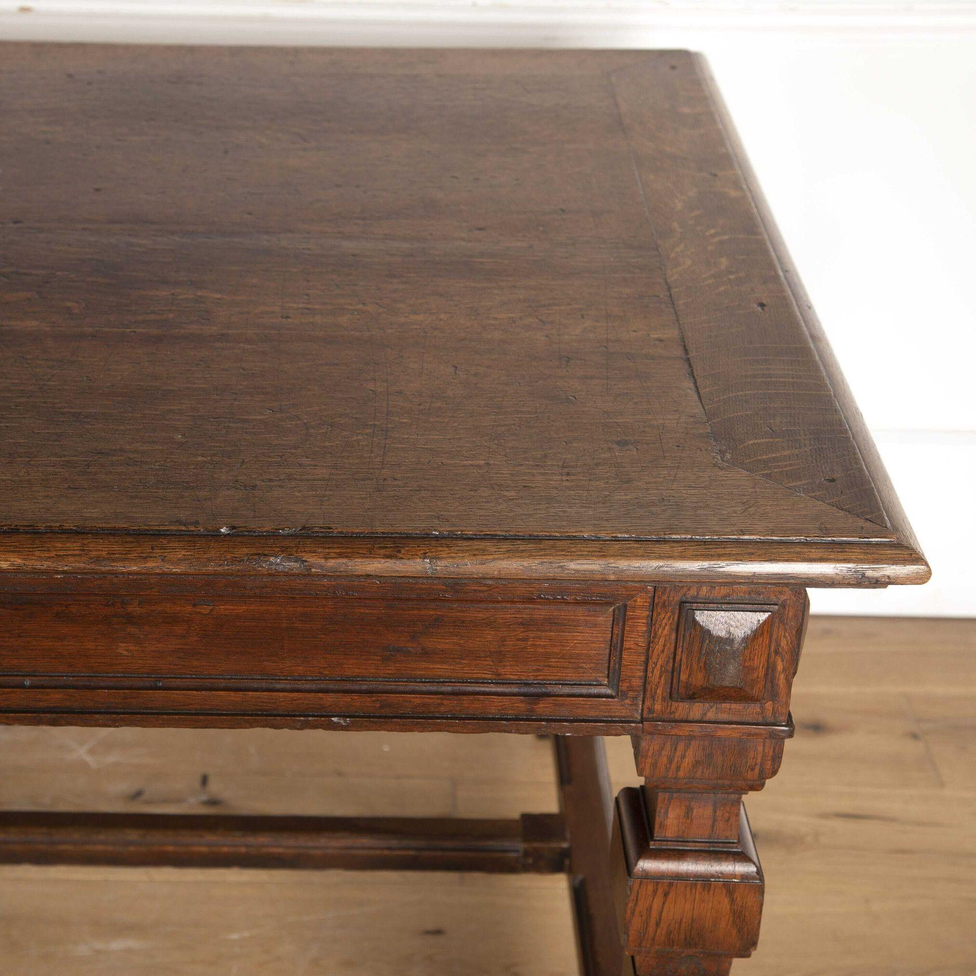 19th Century Oak Farmhouse Table 2
