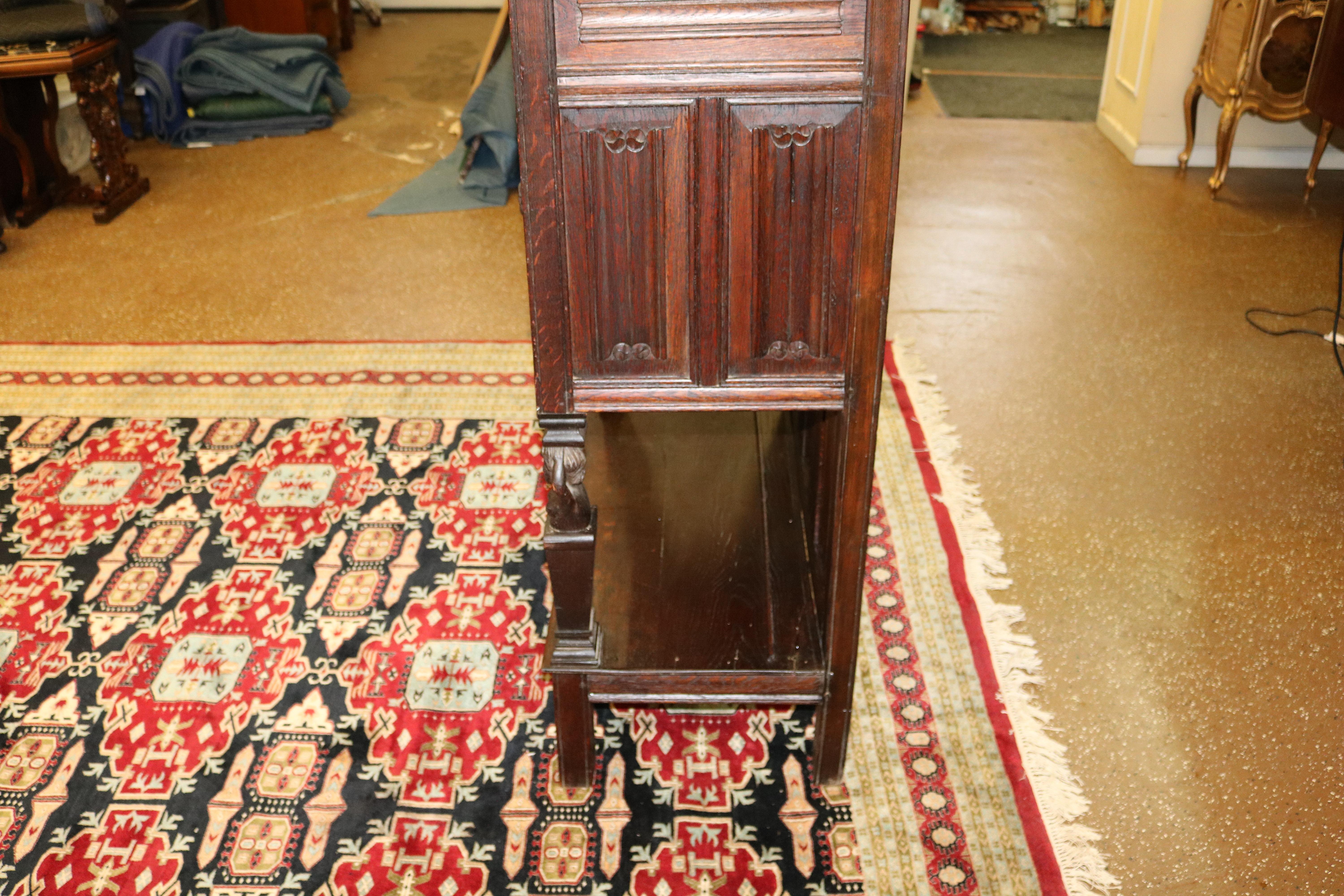 19th Century Oak French Brittany Cupboard Cabinet For Sale 1