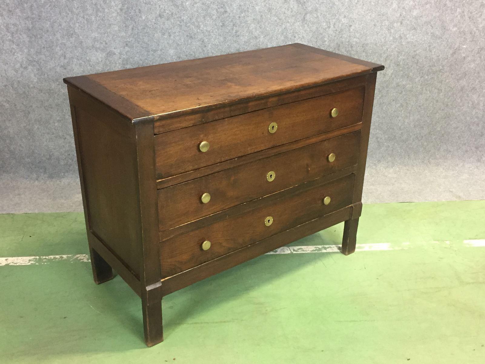 19th Century Oak French Commode 1