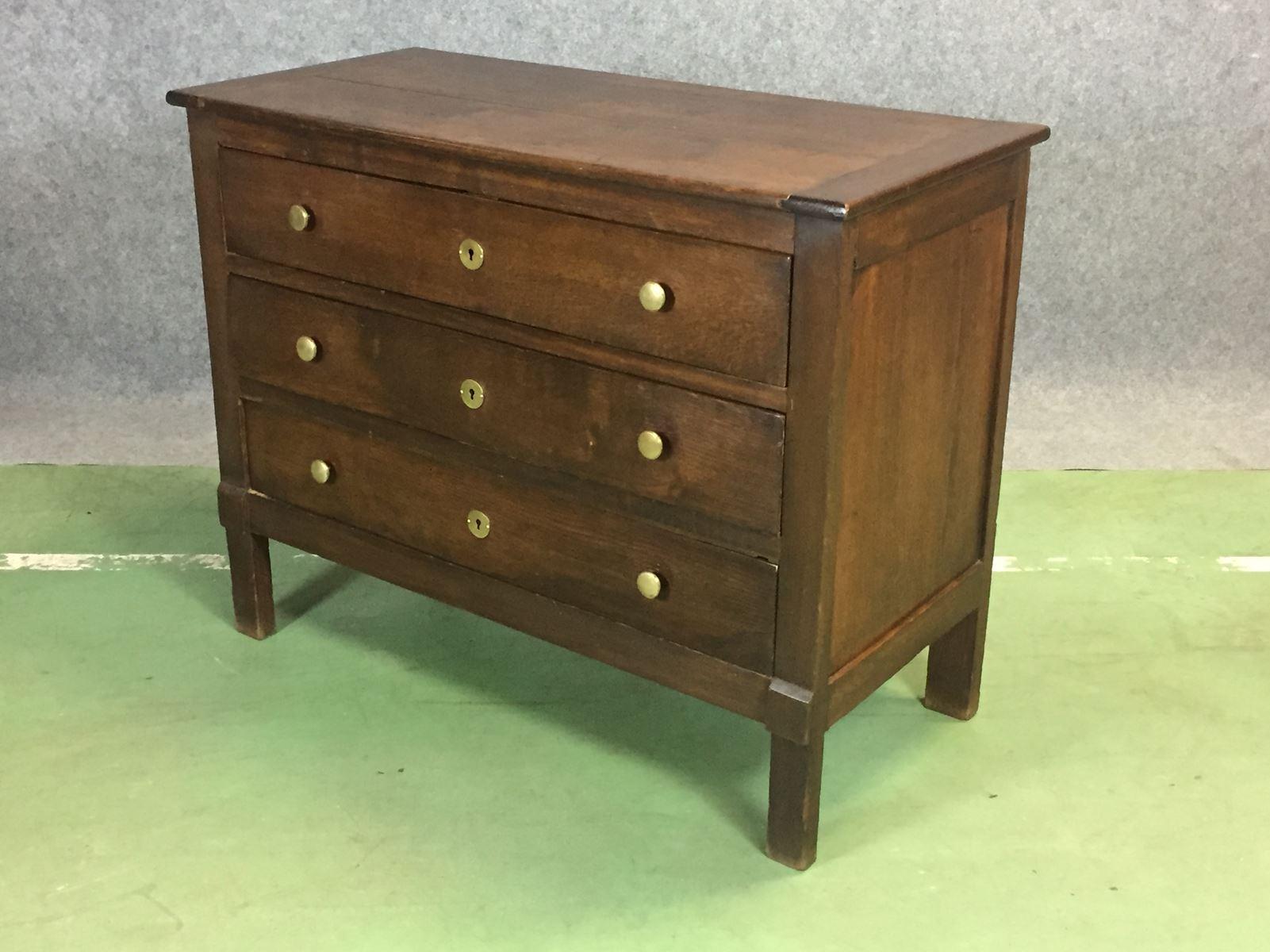 19th Century Oak French Commode 3