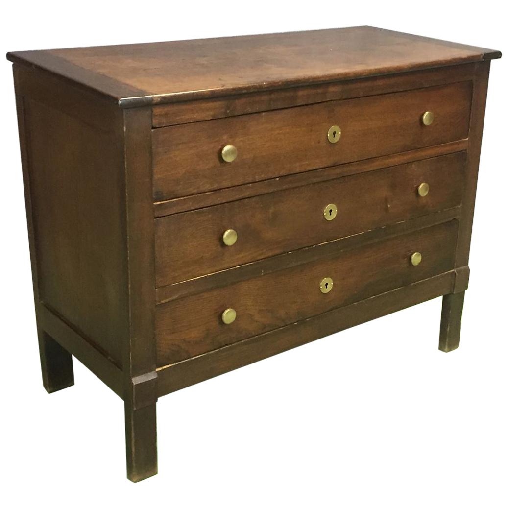 19th Century Oak French Commode