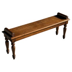 19th Century Oak Hall bench
