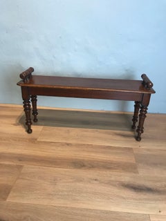 19th Century Oak Hall Bench/Window Seat