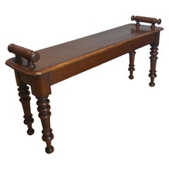 19th Century Oak Hall Bench/Window Seat