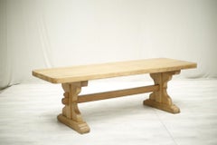 19th Century Oak Refectory Dining Table