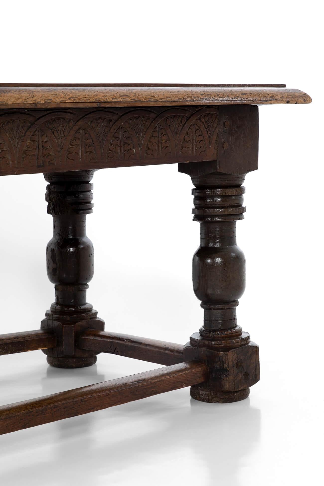 19th Century Oak Refectory Table, circa 1820 In Good Condition For Sale In Faversham, GB