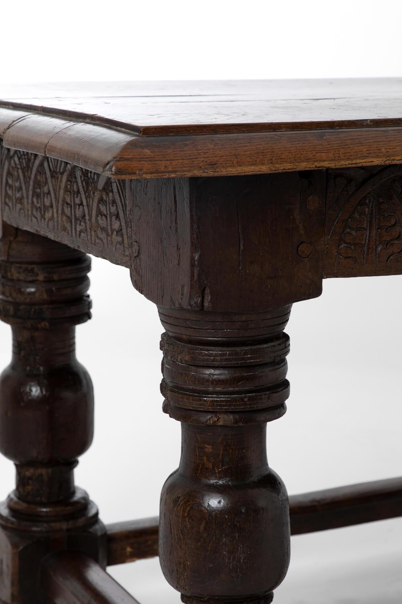 19th Century Oak Refectory Table, circa 1820 For Sale 1