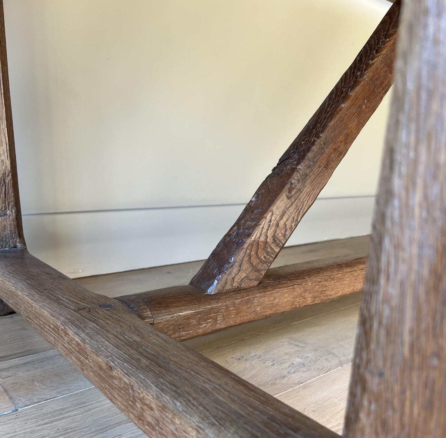 19th Century Oak Refectory Table In Good Condition In Vosselaar, BE