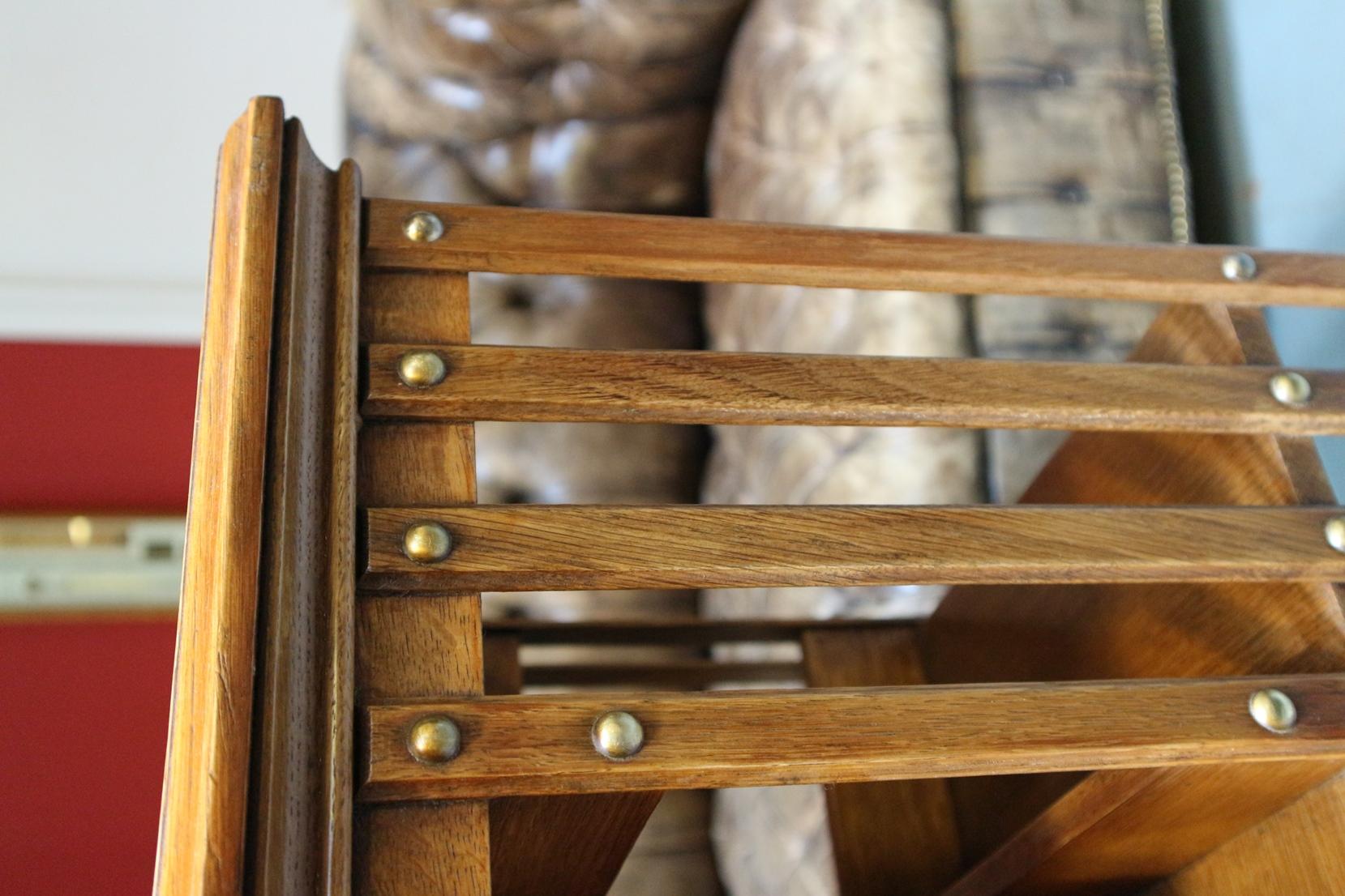 English 19th Century Oak Revolving Bookcase Maple & Co