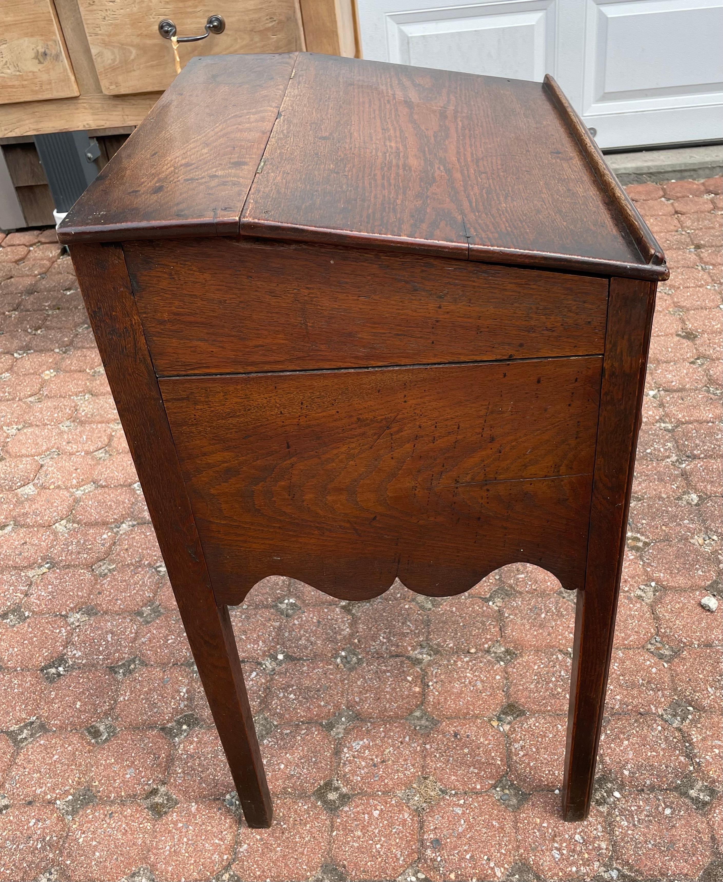 European 19th Century Oak School Desk or Lectern For Sale