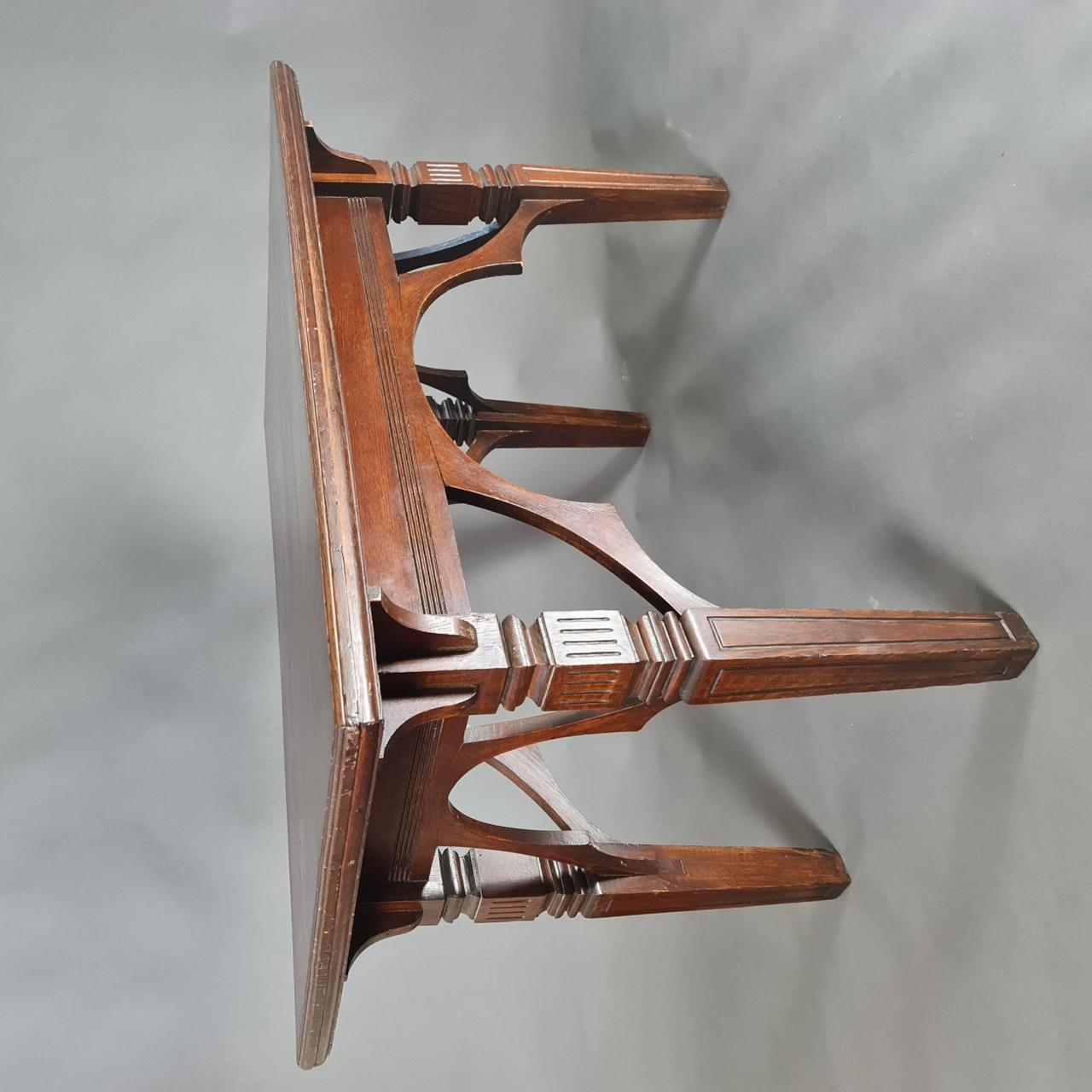 British 19th Century Oak side table  attributed to Dr Christopher Dresser For Sale
