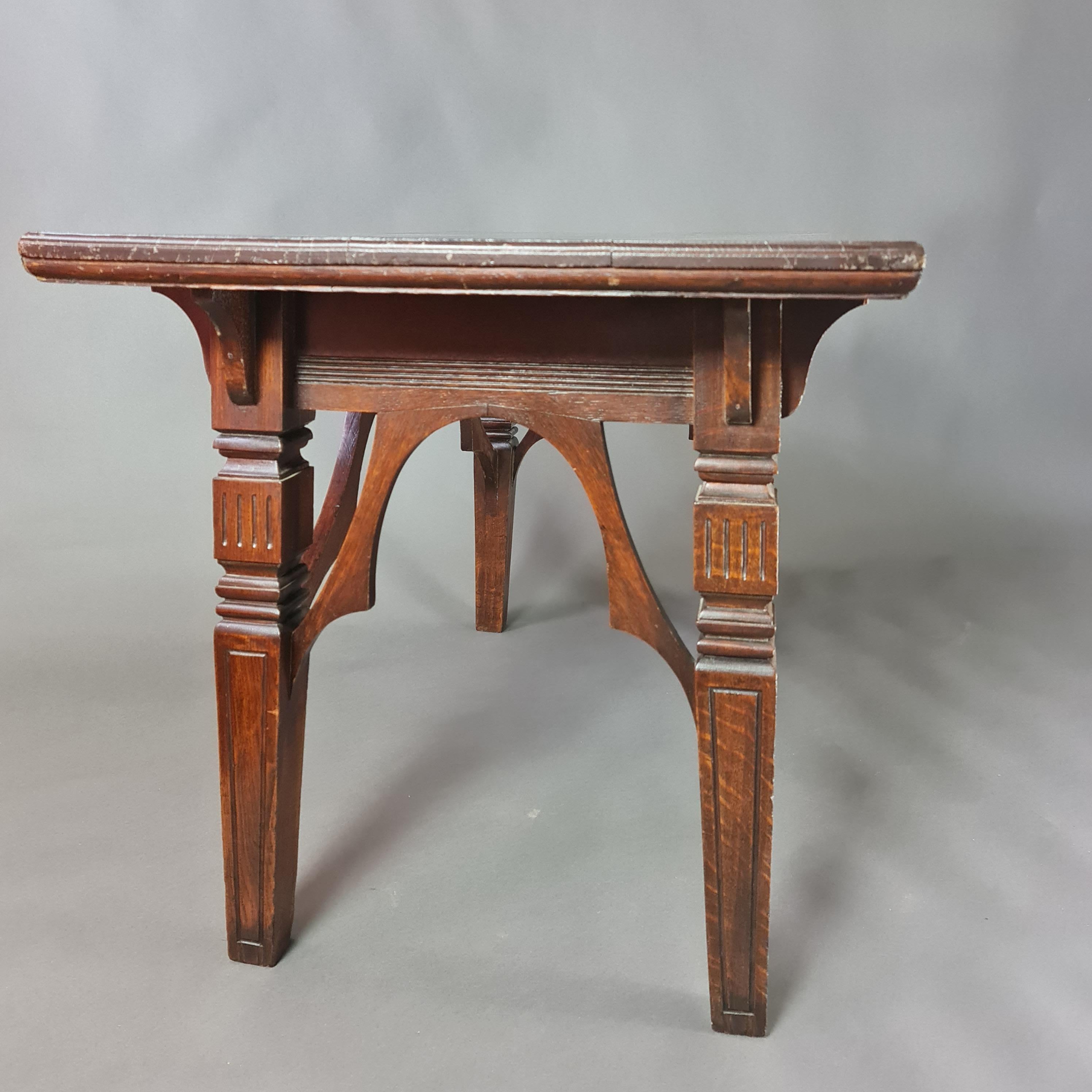 19th Century Oak side table  attributed to Dr Christopher Dresser For Sale 1