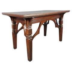 19th Century Oak side table  attributed to Dr Christopher Dresser