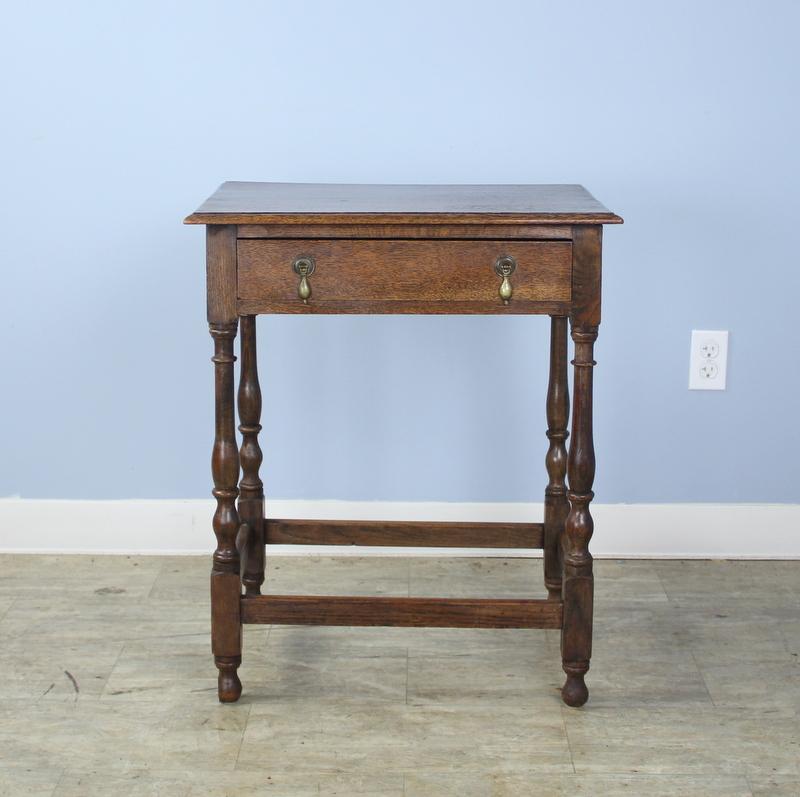 English 19th Century Oak Side Table