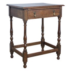 19th Century Oak Side Table