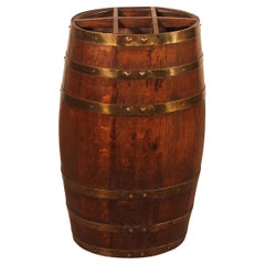 Portaparaguas o Bastón de Roble del Siglo XIX