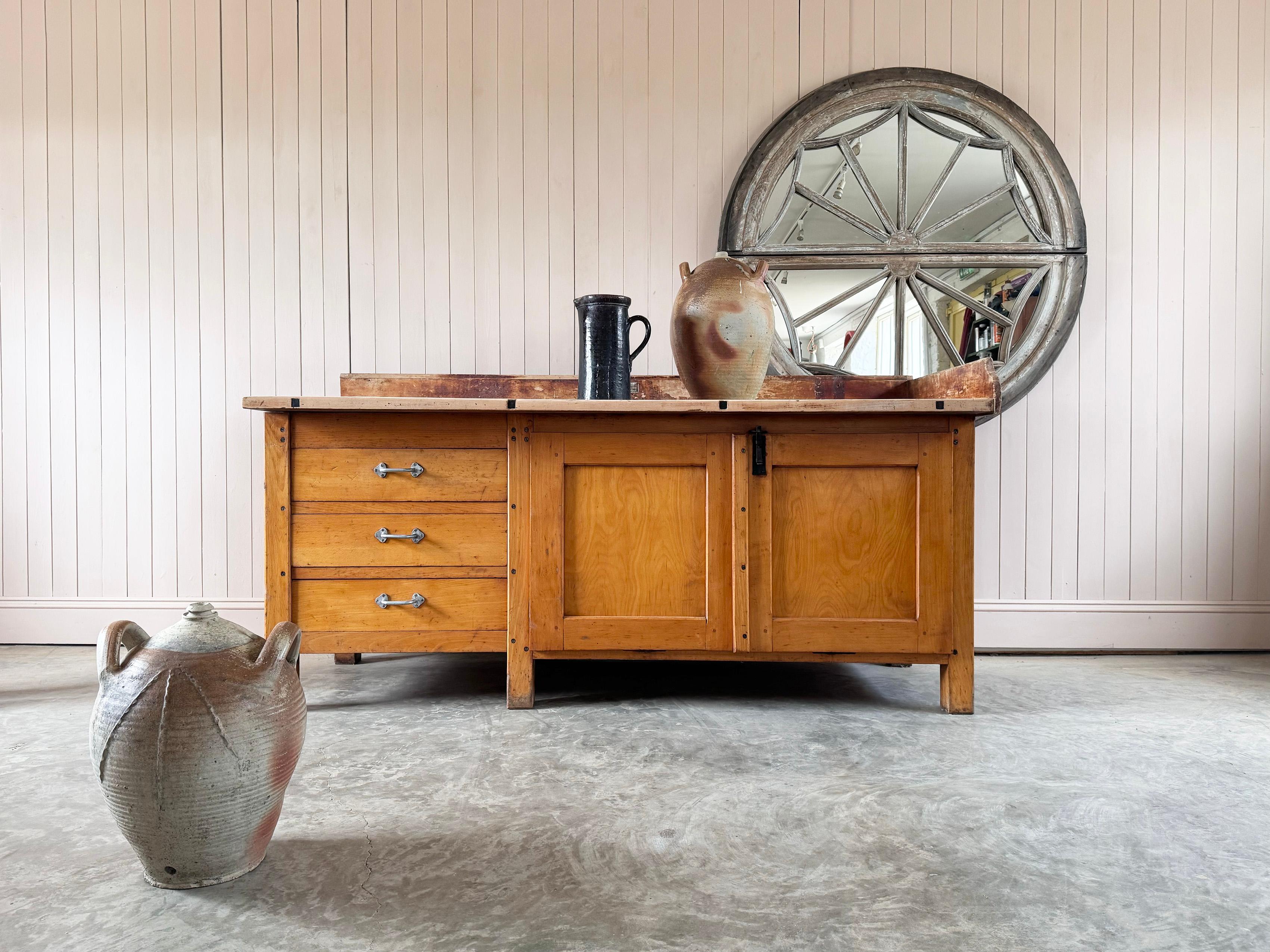 19th Century Oak Window Frame Mirror For Sale 2