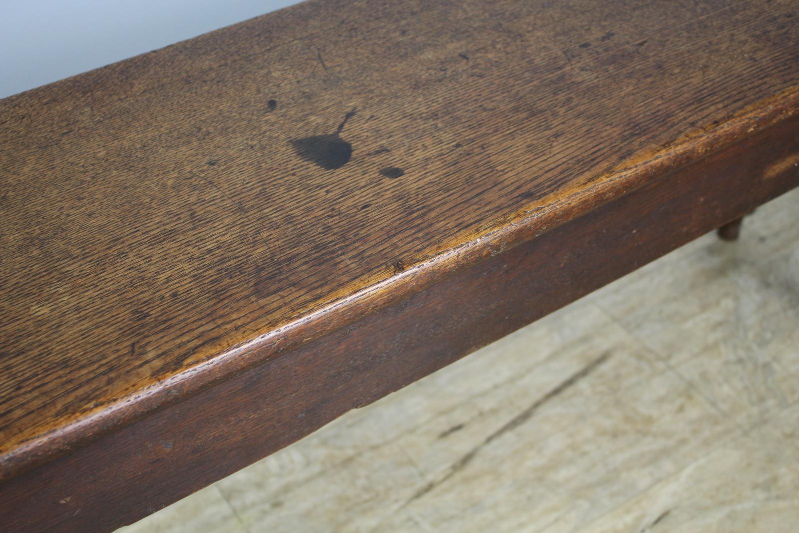 English 19th Century Oak Window Seat