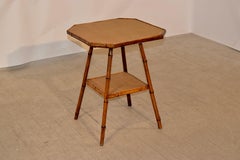 19th Century Octagonal Bamboo Table