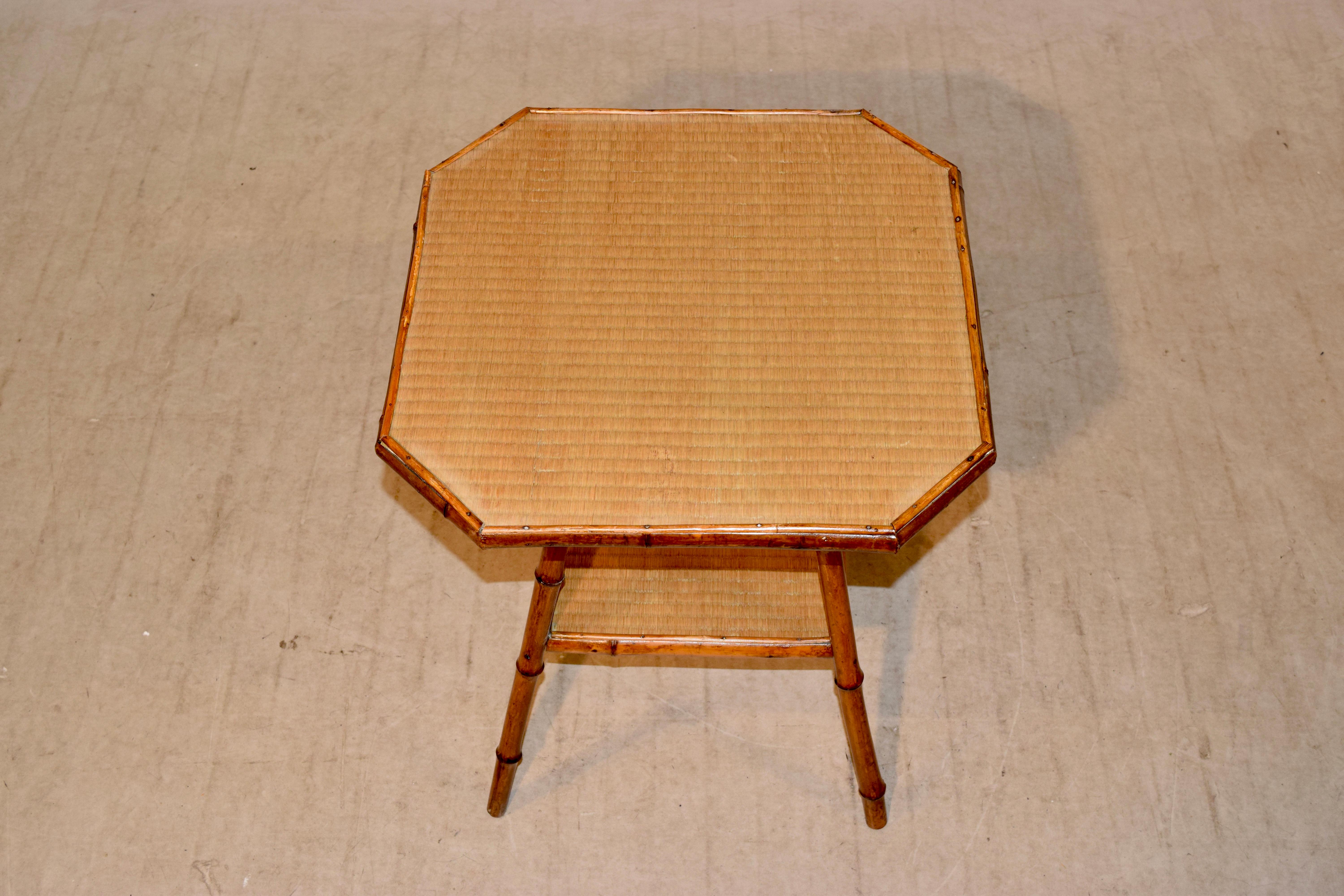 19th Century Octagonal Bamboo Table 2