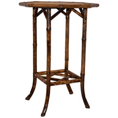 19th Century Octagonal Bamboo Table