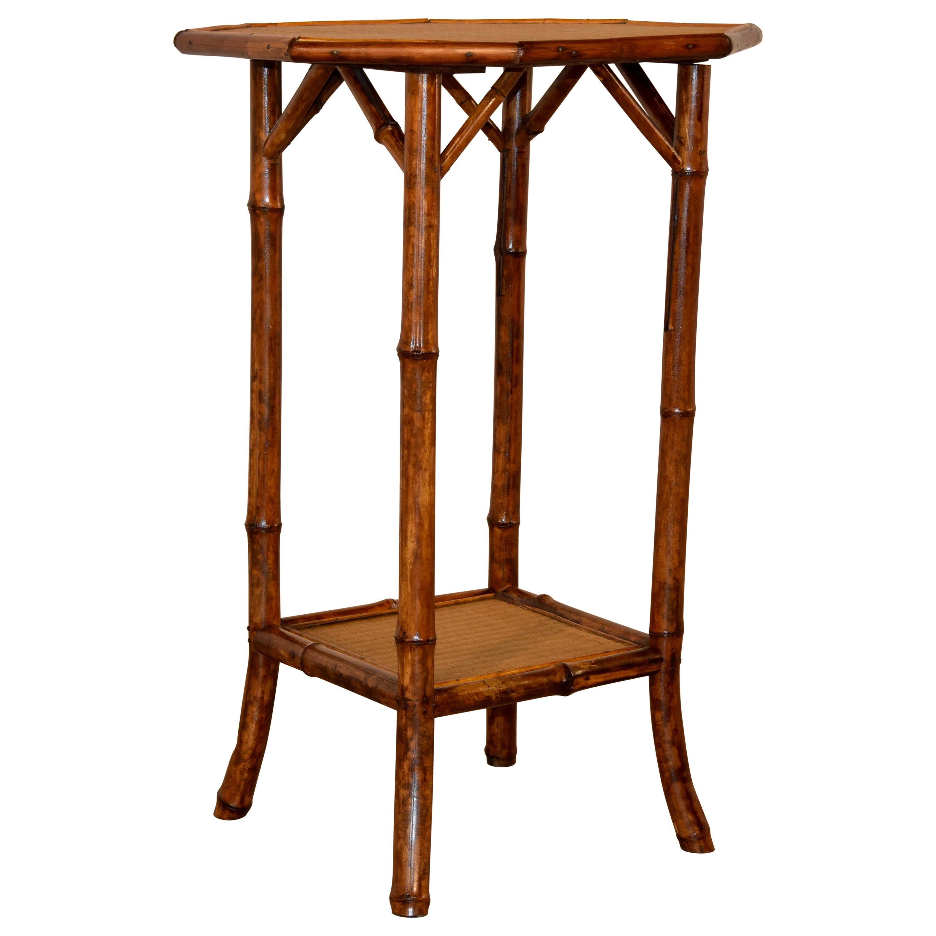 19th Century Octagonal Bamboo Table