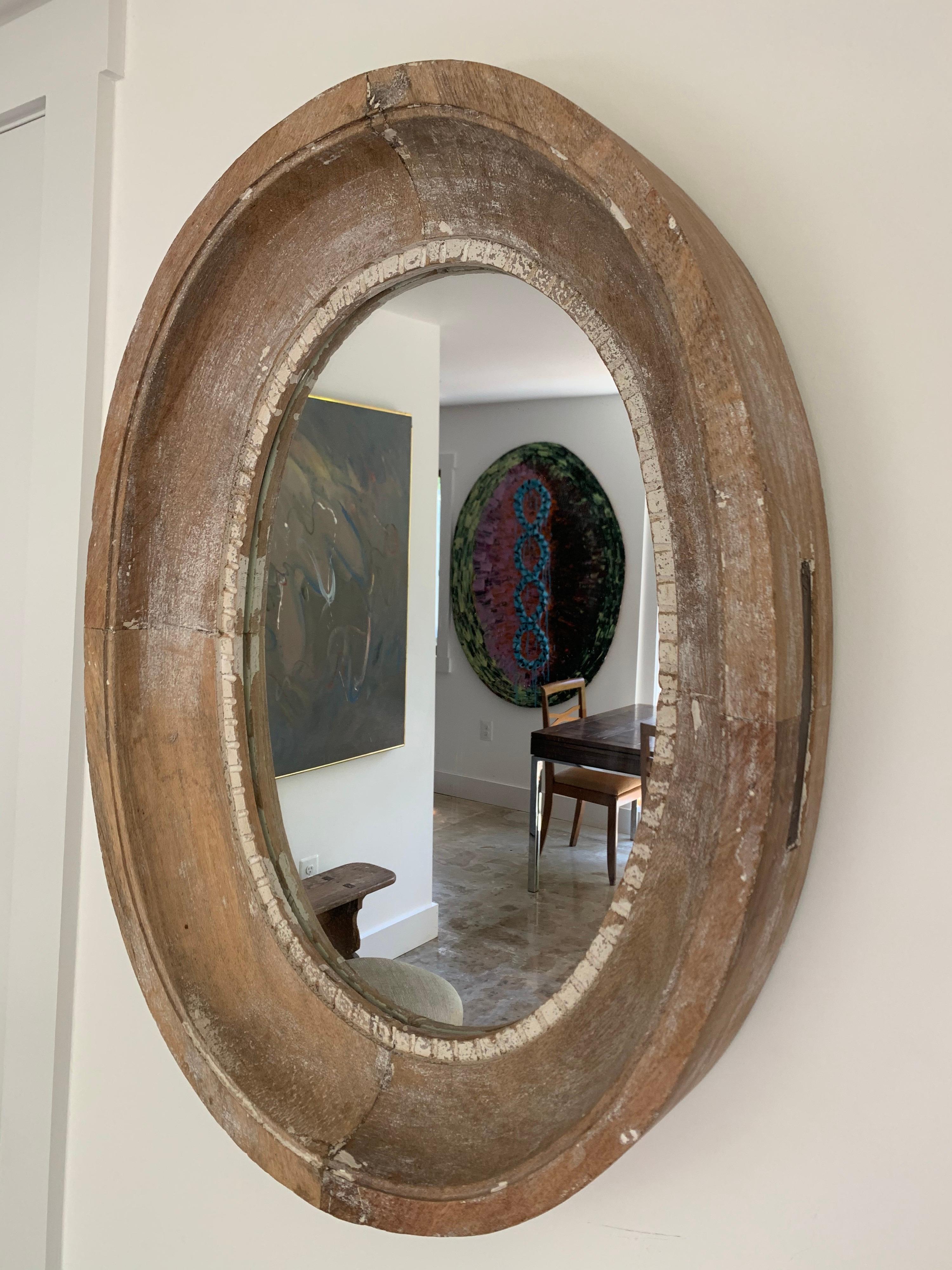 19th Century Oeil De Boeuf Mirror For Sale 1