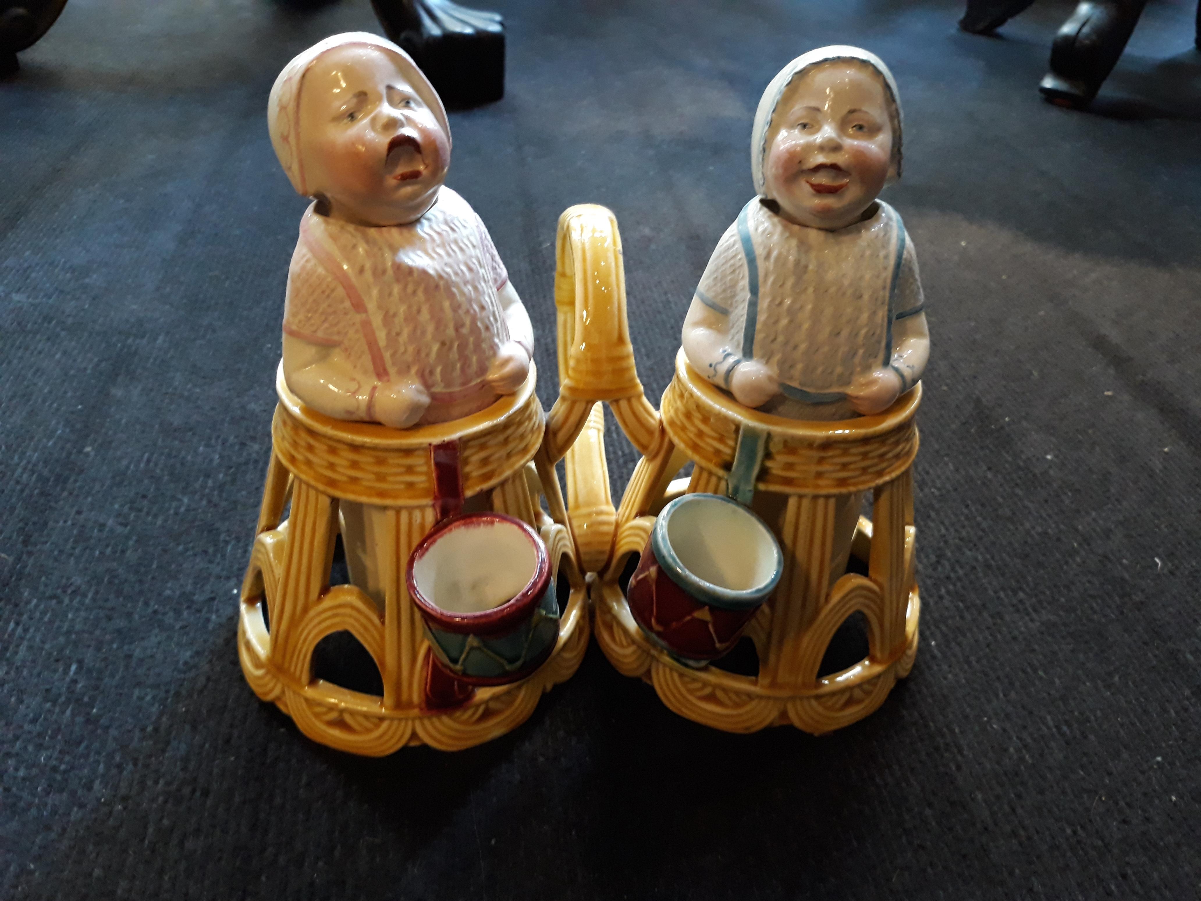 20th Century 19th Century Oil and Vinegar Shakers by George Dreyfus For Sale