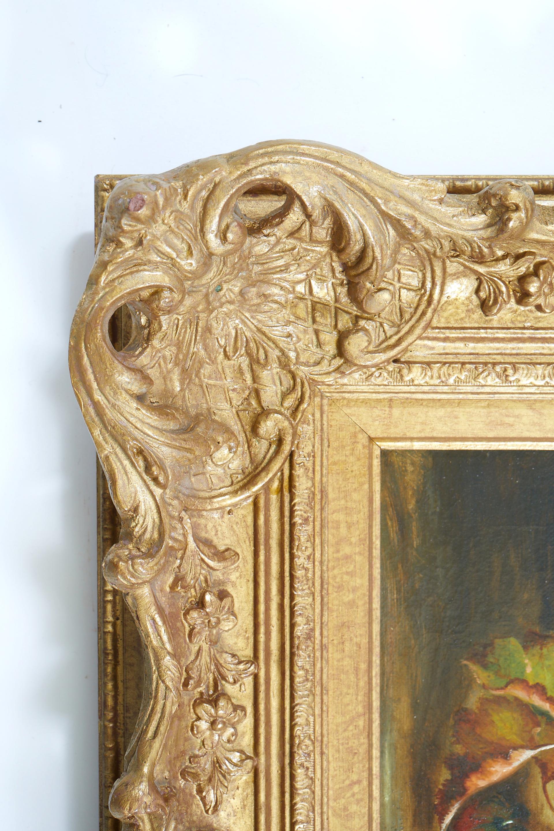 Peinture à l'huile/toile du XIXe siècle en vente 2