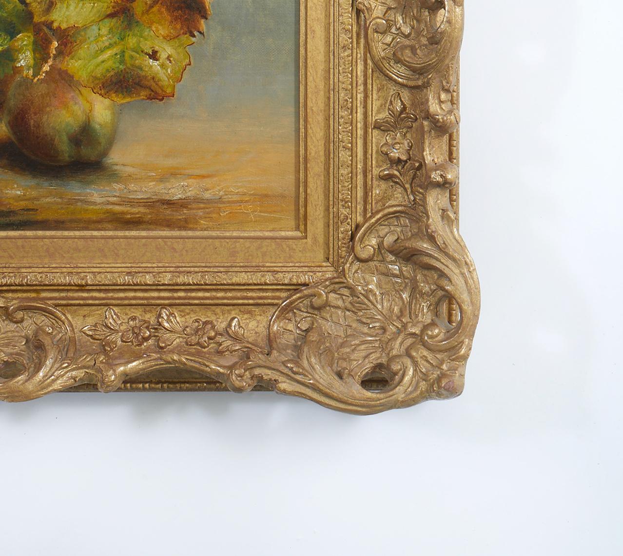 Peinture à l'huile/toile du XIXe siècle en vente 4