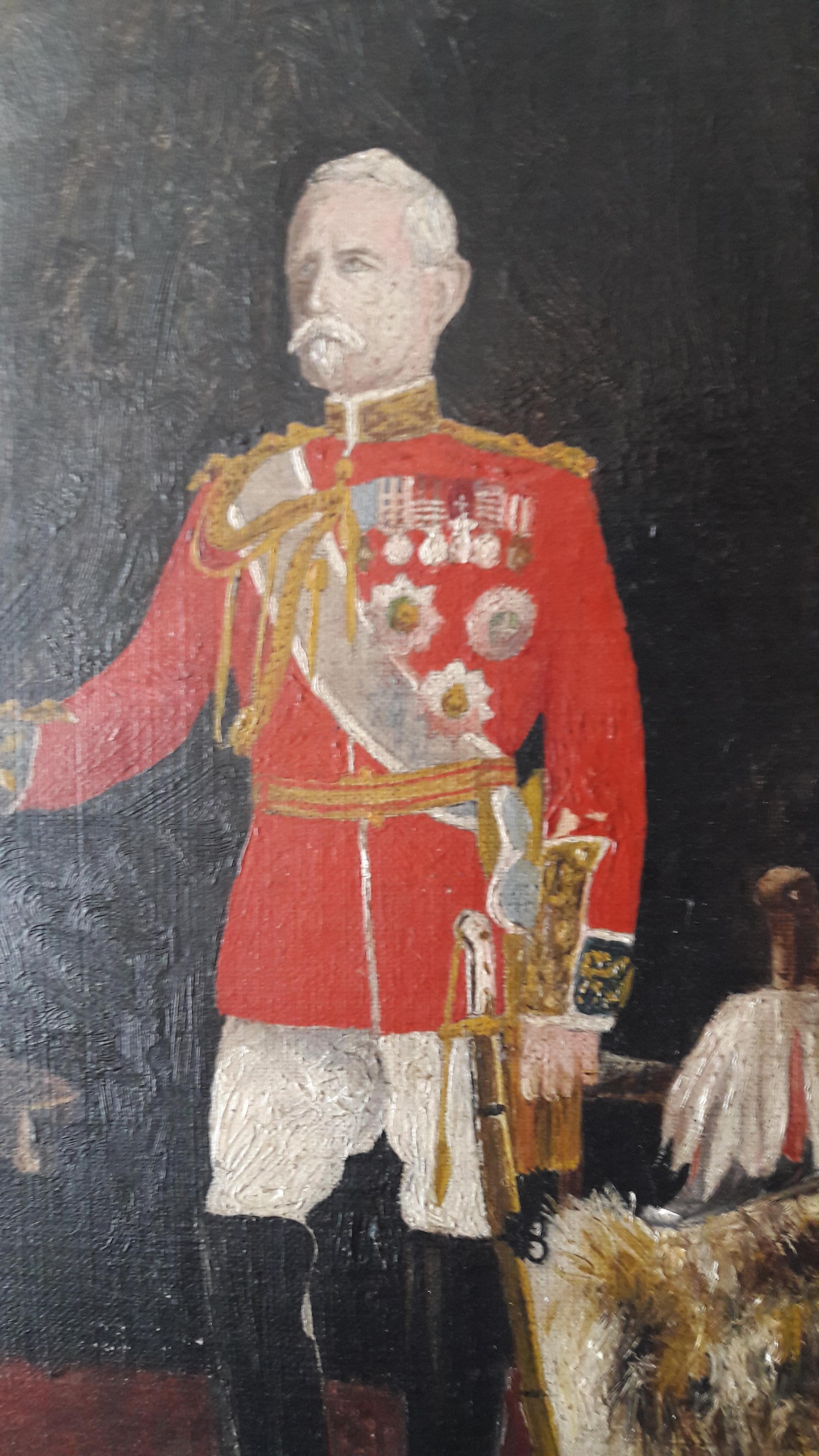Georgian 19th Century Oil of an Officer For Sale