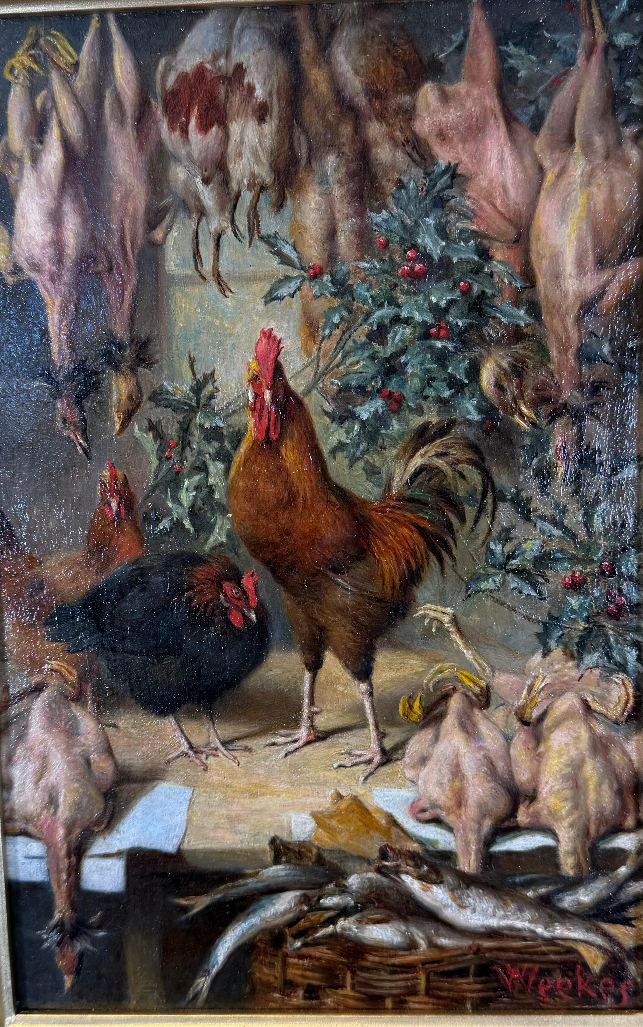Herbert William Weekes was a Victorian Neo Classical artist from Pimlico, London. He was the son of the Sculptor and Royal Academician Henry Weekes. He was one of a few talented artists who transformed animal paintings of the 19th century from its