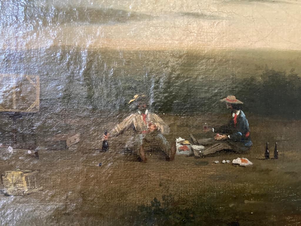 French 19th century Oil on Canvas, 1890s For Sale