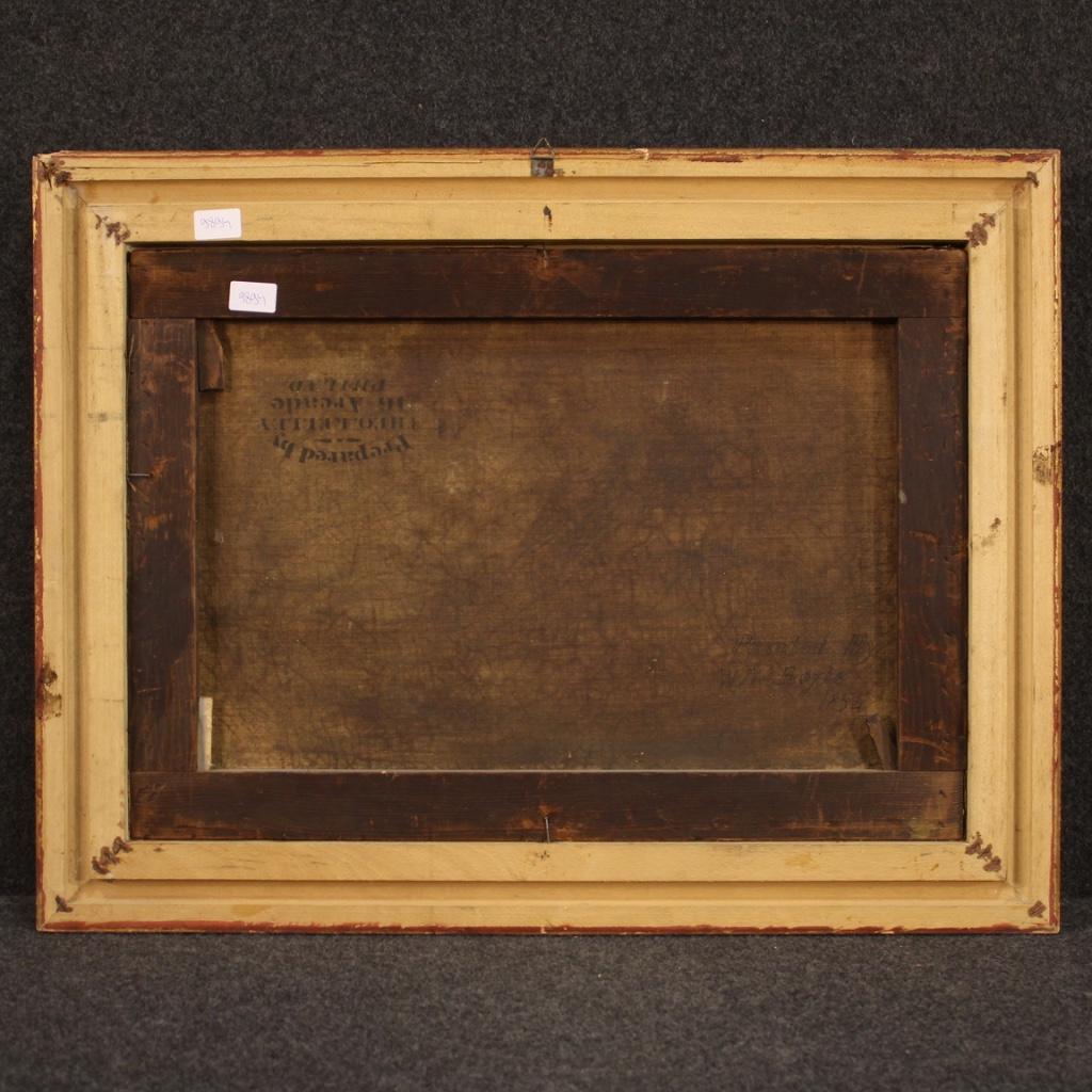 Amerikanisches signiertes und datiertes Landschaftsgemälde, 19. Jahrhundert, Öl auf Leinwand, 1854 im Angebot 6