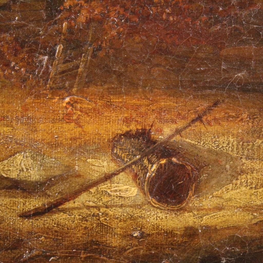 Amerikanisches signiertes und datiertes Landschaftsgemälde, 19. Jahrhundert, Öl auf Leinwand, 1854 im Angebot 2