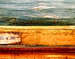 Peinture ancienne d'Eugène Lepoittevin signée et datée de 1851 Mediterranean Marina