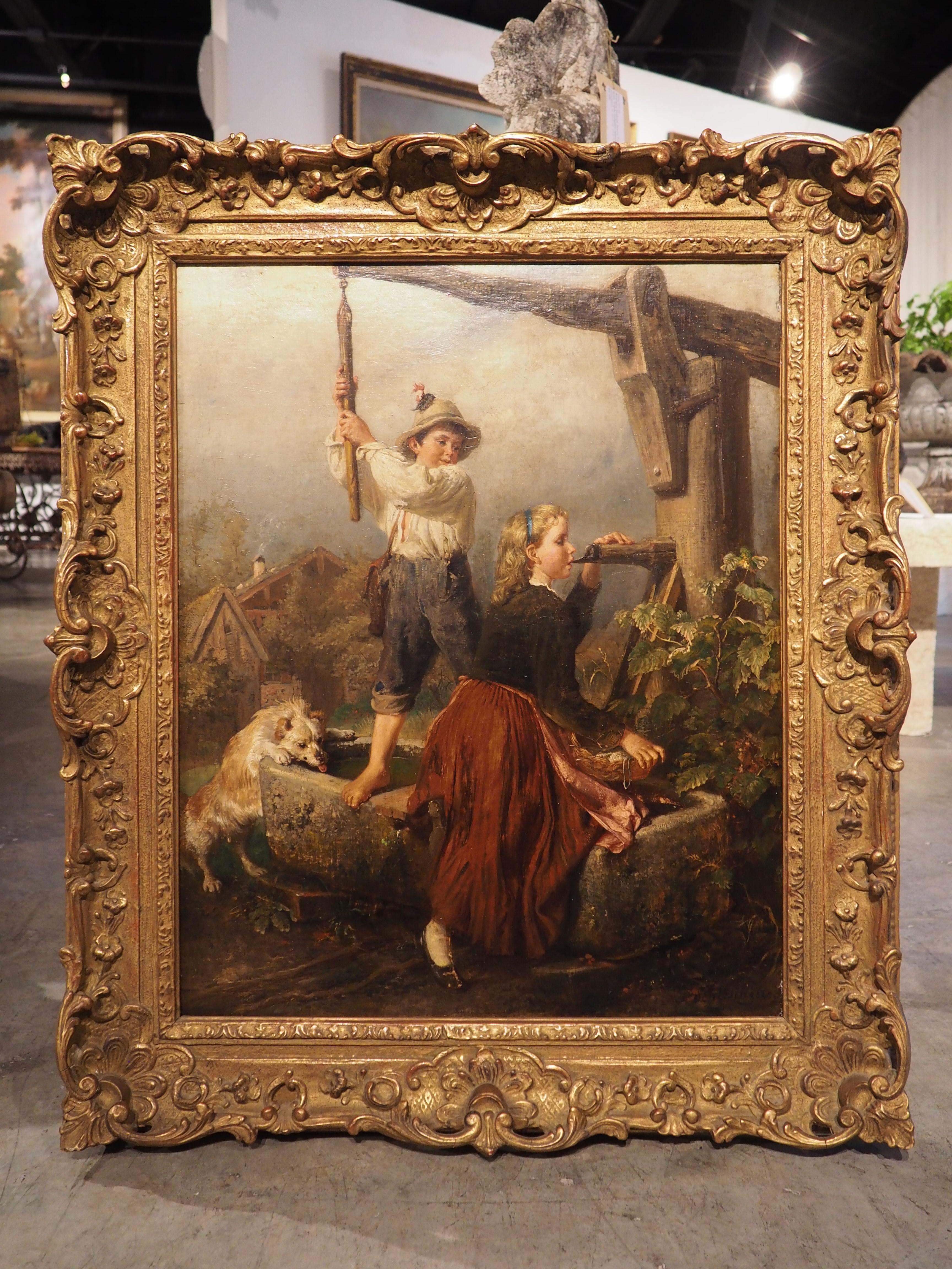 19th Century Oil on Canvas, 