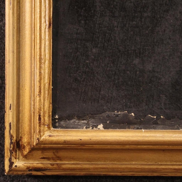19th Century Oil on Canvas French Painting Portrait of a Priest, 1880 ...