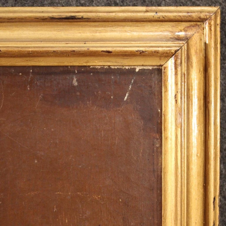 19th Century Oil on Canvas French Painting Portrait of a Priest, 1880 ...