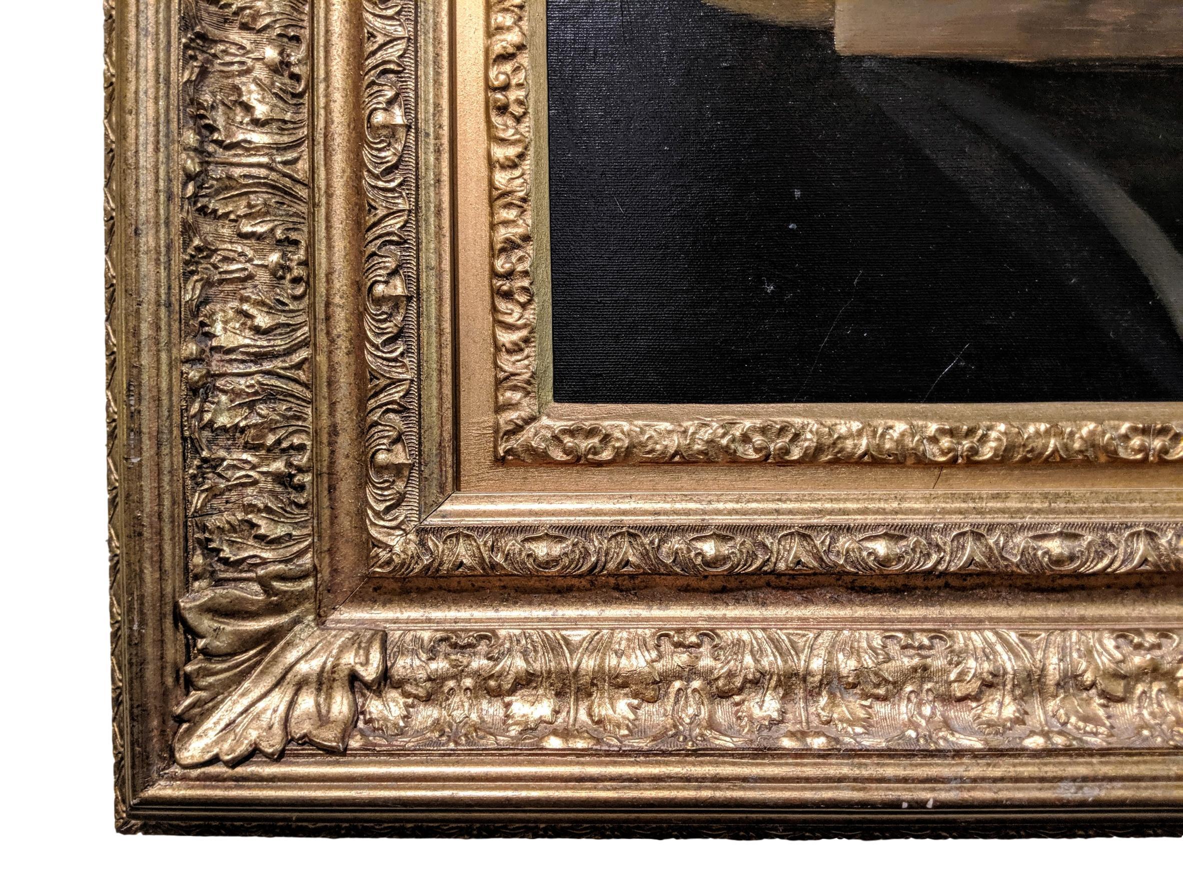 Huilé Huile sur toile du XIXe siècle:: Nature morte de fruits:: d'après David Teniers le Jeune en vente
