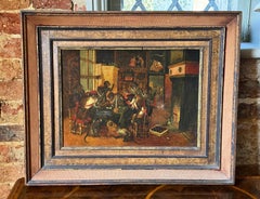 Olio su tela del XIX secolo alla maniera di Zacharias Noterman